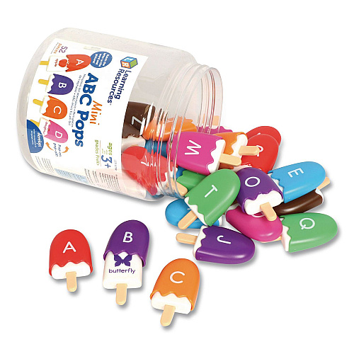 Learning Resources Mini ABC Pops, Pre-K to K, 52 Pieces (LER6799)