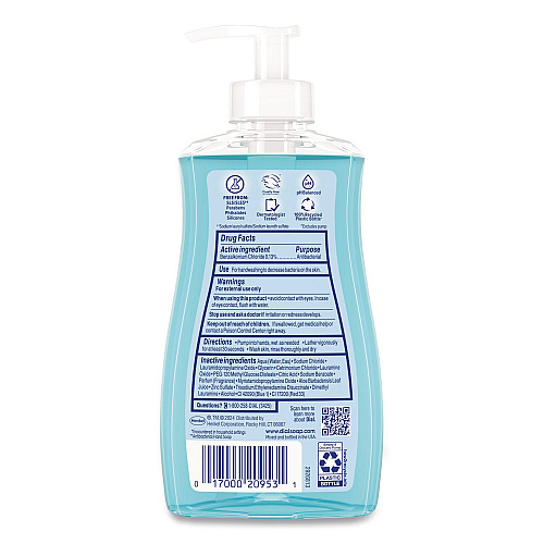 Dial Antibacterial Liquid Hand Soap, Spring Water, 11 oz (17000209524)