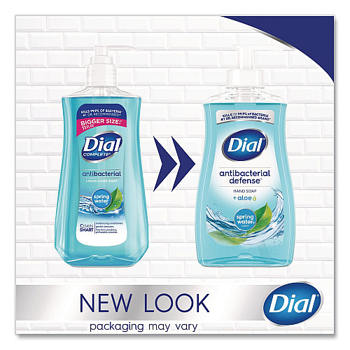 Dial Antibacterial Liquid Hand Soap, Spring Water, 11 oz (17000209524)