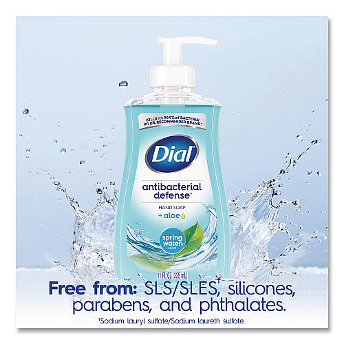 Dial Antibacterial Liquid Hand Soap, Spring Water, 11 oz (17000209524)