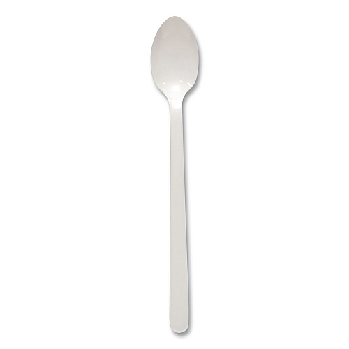 SOLO Specialty Cutlery, Soda Spoon, Plastic, White, 1,000/Carton (MSWD0007)