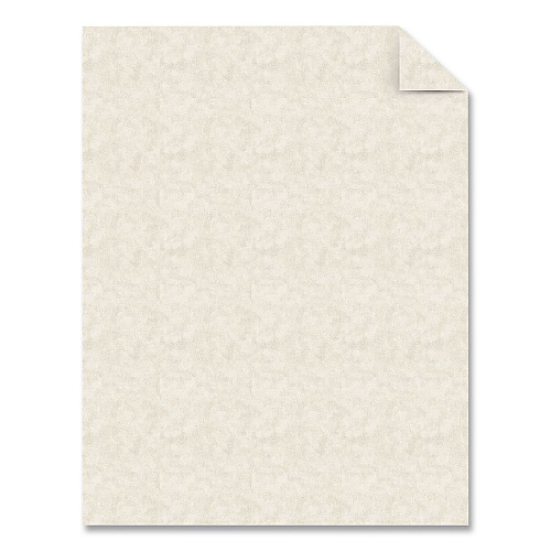 Southworth Parchment Specialty Paper, 65 lb Cover Weight, 8.5 x 11, Ivory, 100/Box (Z980CK)