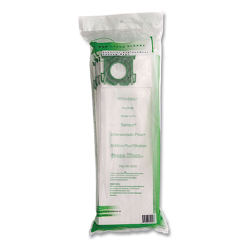 Green Klean GK-5300 Replacement Bag, 10 Bags/Pack, 10 Packs/Carton