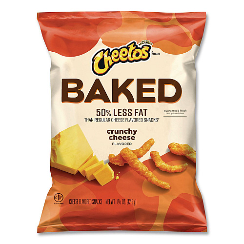 Frito-Lay Baked Variety Pack, Baked Cheetos/Baked Lays BBQ/Baked Lays Original/Baked Ruffles Cheddar Sour Cream, 30 Bags/BX, 2 Boxes/CT (77325)