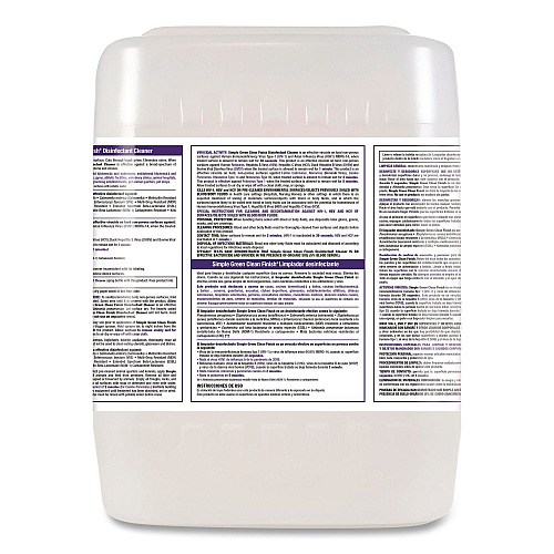 simple green Clean Finish Disinfectant Cleaner, Herbal Scent, 5 gal Pail (2800005)