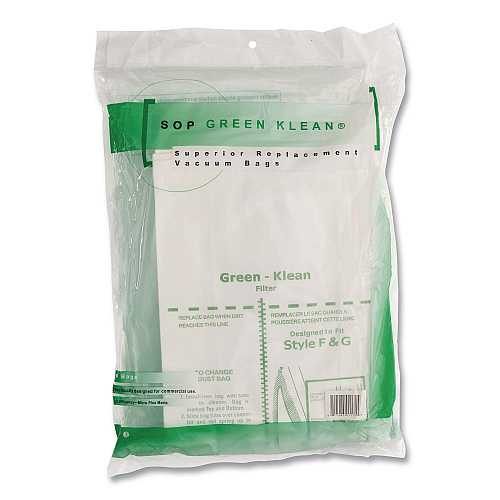 Green Klean GK-F-and-G-10 Replacement Bag, 10 Bags/Pack, 10 Packs/Carton (GKFG10)