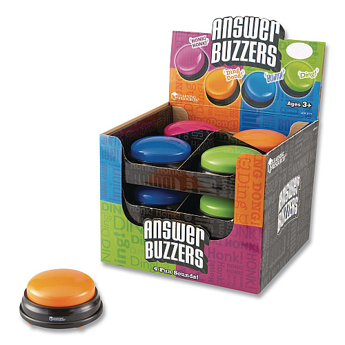 Learning Resources Answer Buzzers, Ages 3 and Up, 12 Buzzers (LER3777)