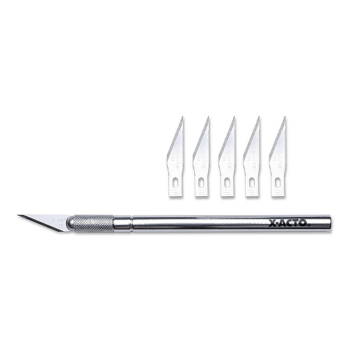 X-ACTO No. 1 Precision Knife, 1 Knife with 5 Blades/Pack (X3311)