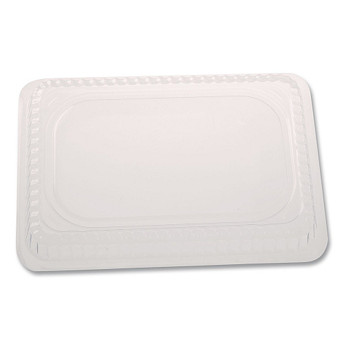 HFA Plastic Dome Lids, Fits Oblong Pans 2061/2062, 8.25 x 5.88, Clear, 500/Carton (2062DL)