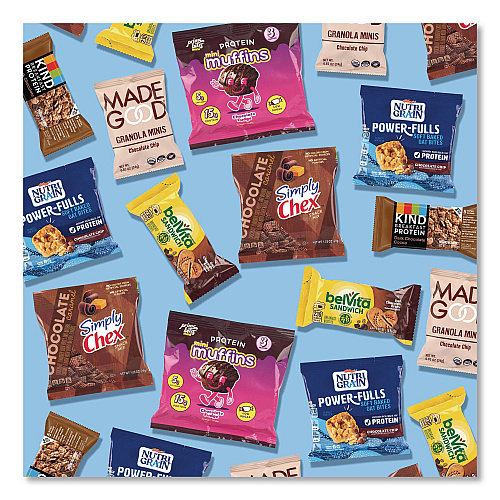 Snack Box Pros Chocolate for Breakfast Snack Box, Chocolate, 23 Assorted Snacks/Box (70000192)