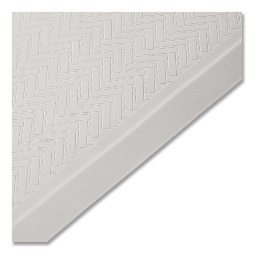 Rubbermaid Commercial Safti-Grip Bath Mats, White Textured Surface, Suction-Cup Backing, 14" x 22.5", 12/Carton (1982724)