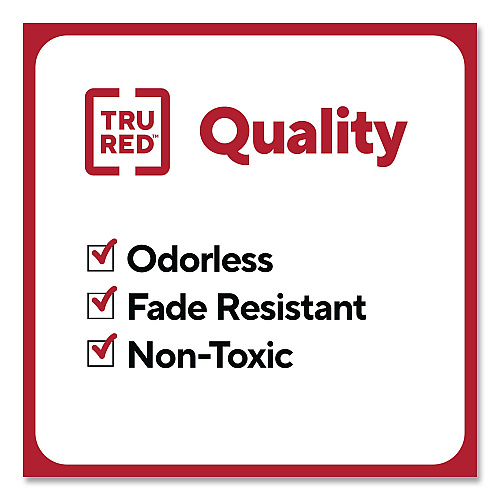 TRU RED Pen Style Chisel Tip Highlighter, Yellow Ink, Chisel Tip, Yellow Barrel, 5/Pack (24376588)