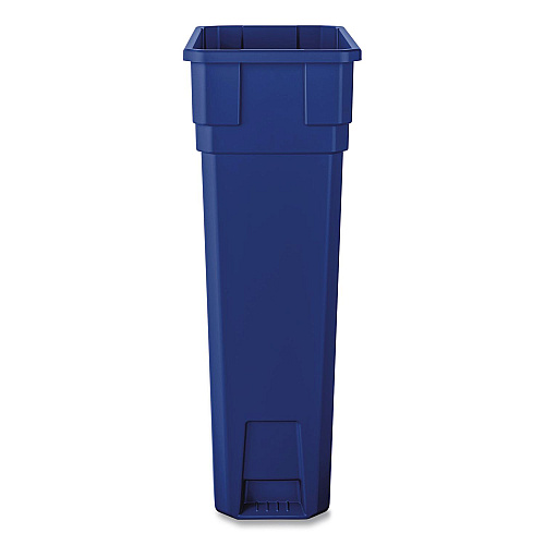 Boardwalk Slim Recycling Container, 23 gal, Polypropylene, Blue (23GLRECYCLEB)