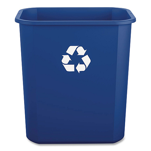 Boardwalk Recycling Container, 7 gal, Polypropylene, Blue (28QTRECYCLEB)