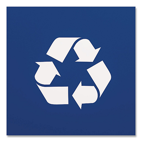 Boardwalk Recycling Container, 7 gal, Polypropylene, Blue (28QTRECYCLEB)