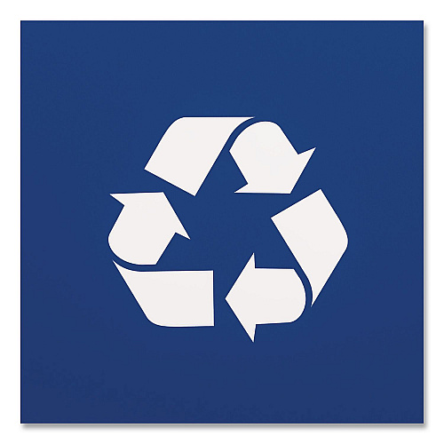 Boardwalk Recycling Container, 10 gal, Polypropylene, Blue (41QTRECYCLEB)