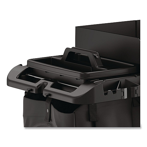 Suncast Commercial Housekeeping Cart Carry Caddy Accessory, Polypropylene, Black (HKCCADDYD)