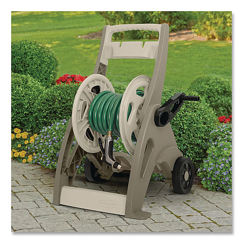 Suncast Hosemobile Hose Reel Cart, 175 ft, 24.5 x 20.5 x 32.25, Dark Taupe (CPLJNF175D)