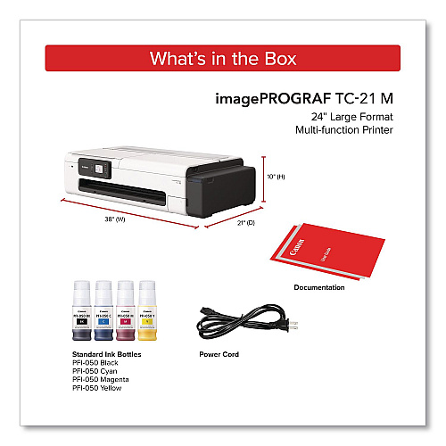 Canon imagePROGRAF TC-21M, 24" Wireless Wide Format Inkjet Printer (7058C002)