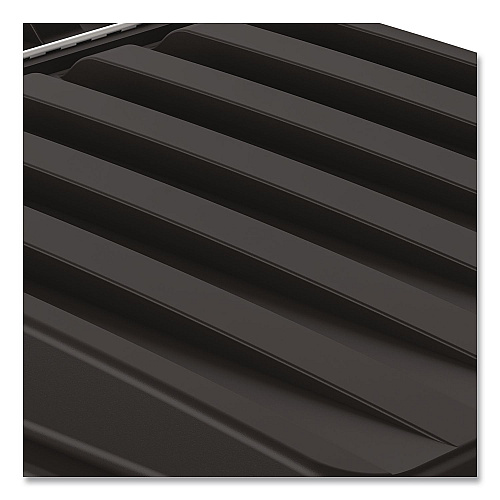 Suncast Commercial 1.5 Cubic Yard Tilt Truck Lid, 42.63 x 85 x 6.2, Black (RMTT150LID)