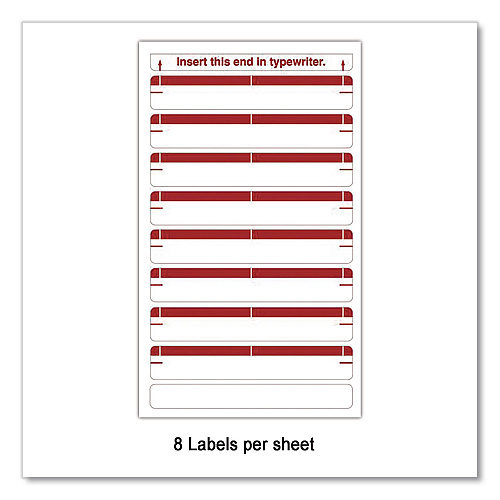 Medical Arts Press Type-On Write-On Sheet Style Labels, 8 Labels/Sheet, 31 Sheets/Pack (32700MAP)