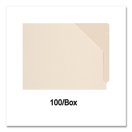 Medical Arts Press File Pocket, End Tab, Letter Size, Manila, 100/Box (31514MAP)