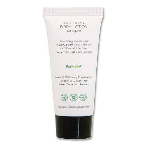 Diversified Hospitality Solutions H2O Therapy Single Use Body Lotion, 0.85 oz Tube, 300/Carton (007071)