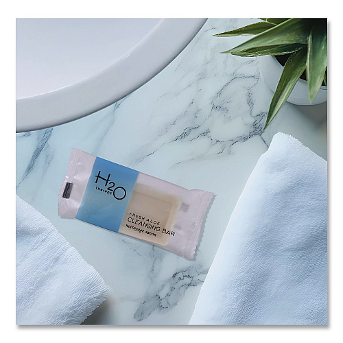 Diversified Hospitality Solutions H2O Therapy Soaps, White Tea and Lemongrass, 0.5 oz Bar, 1,000/Carton (007101)