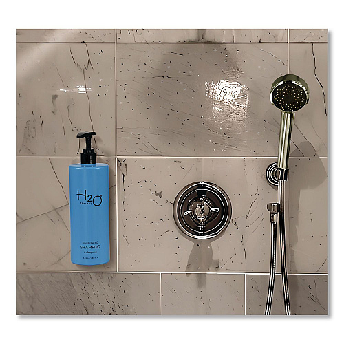 Diversified Hospitality Solutions H2O Therapy Shampoo Air Pump, White Tea and Lemongrass, 16.23 oz Bottle, 12/Carton (259805)