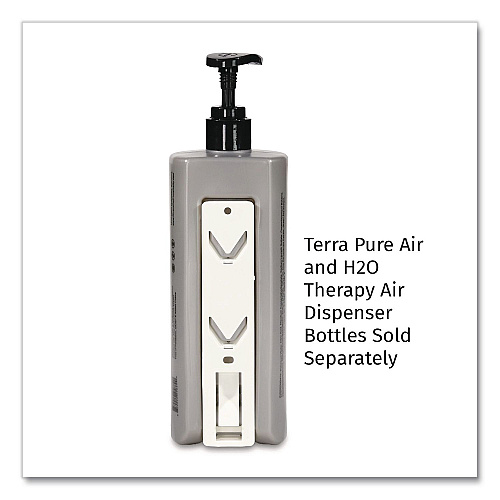 Diversified Hospitality Solutions Single EcoLux Air Dispenser Bracket, For Ecolux Air Pump Dispenser Bottles, 1.19 x 0.44 x 5.69, White, 24/Carton (458883)