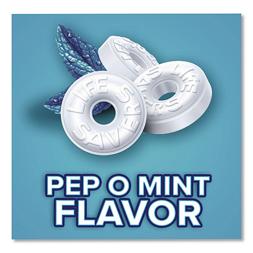 LifeSavers Hard Candy Mints, Pep-O-Mint, Individually Wrapped, 6.25 oz Bag (88503)