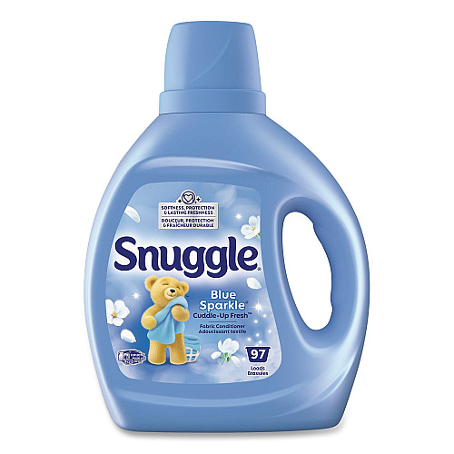 Snuggle Blue Sparkle Cuddle-Up Fresh Liquid Fabric Conditioner, 66 oz Bottle, 6/Carton (47452)