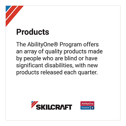 AbilityOne 810500NIB1402, SKILCRAFT Recycled Content Trash Can Liners, XX Heavy-Duty, 45 gal, 1.5 mil, 40 x 48, Clear, 100/Box (5681549)