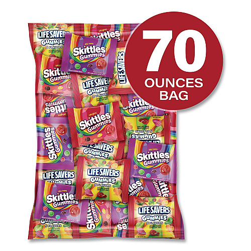 Mars Gummy Favorites Fun Size Mix, 70 oz Bag (22002591)