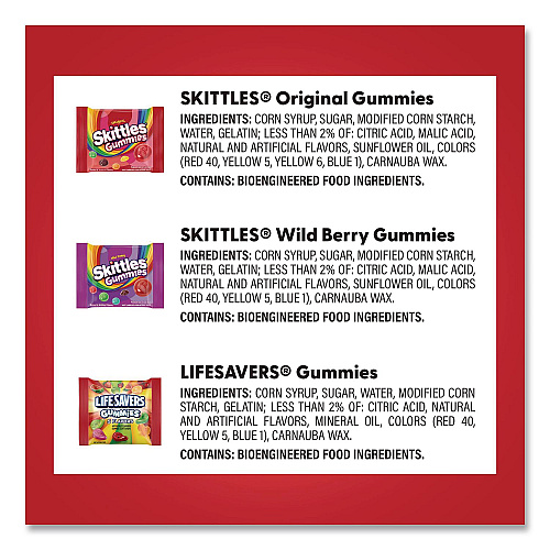 Mars Gummy Favorites Fun Size Mix, 70 oz Bag (22002591)