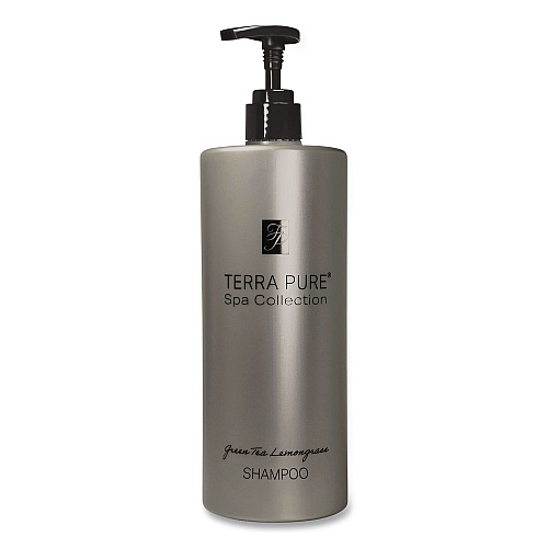 Diversified Hospitality Solutions Terra Pure Shampoo Air Pump, Green Tea Lemongrass, 16.23 oz Bottle, 12/Carton (458944)