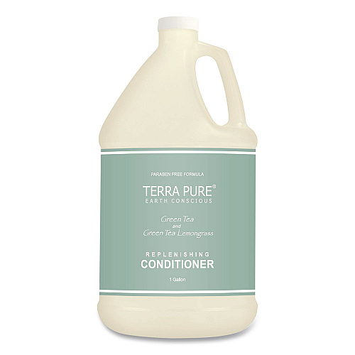 Diversified Hospitality Solutions Terra Pure Conditioner Gallon, Green Tea Lemongrass, 1 gal Bottle, 4/Carton (002256)