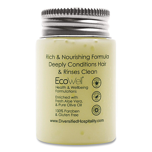 Diversified Hospitality Solutions Terra Pure Conditioner Jam Jar, Green Tea Lemongrass, 1 oz Jar, 300/Carton (007477)