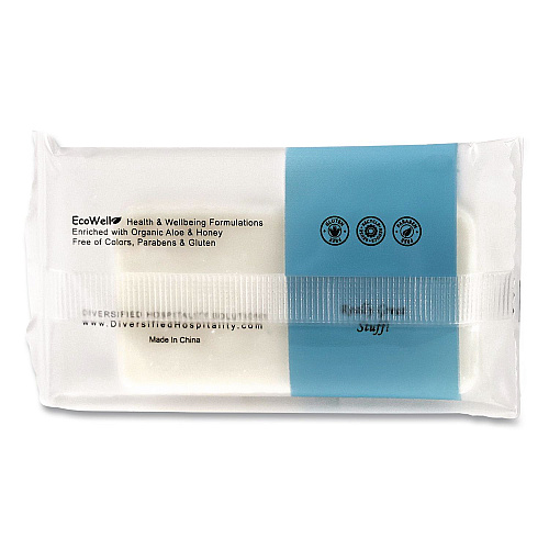 Diversified Hospitality Solutions H2O Therapy Soaps, White Tea and Lemongrass, 1.1 oz Bar, 400/Carton (007095)
