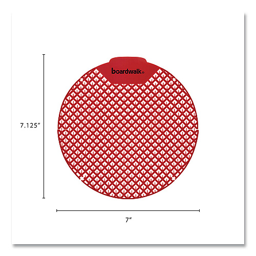 Boardwalk Urinal Screen, Cherry Scent, Red, 1.8 oz, Dozen (1008)