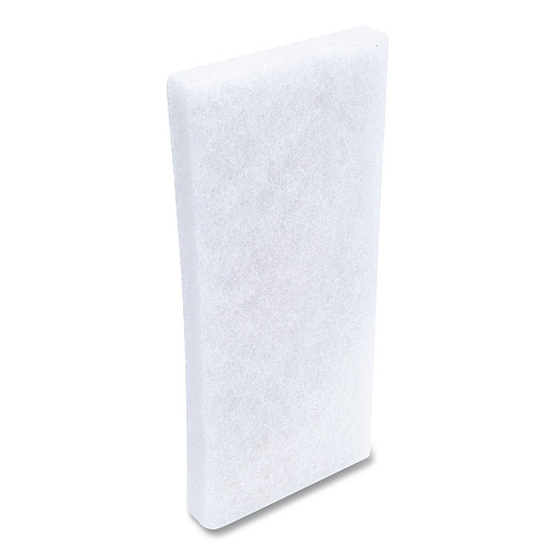 Boardwalk Fine Grade Utility Pad, 4.62 x 10, White, 10/Carton (401B)