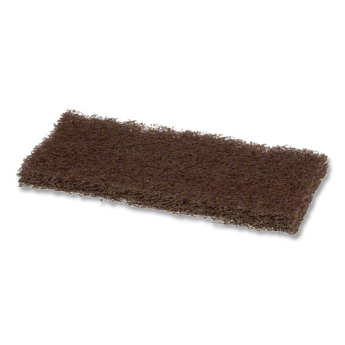 3M Doodlebug Utility Pad, 4.62 x 10, Brown, 10/Carton (08004B)