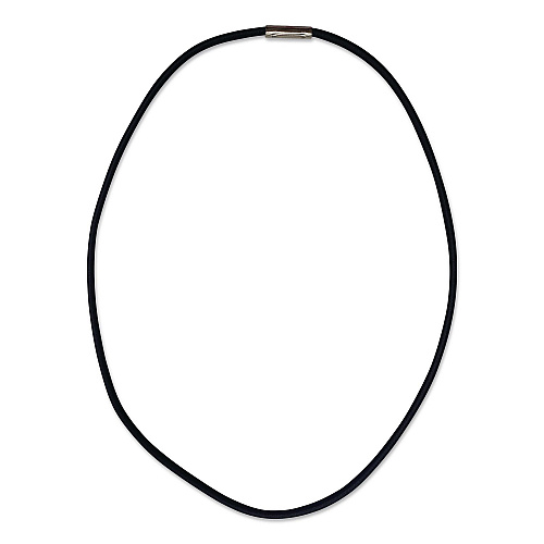 BAND IT Trash Can Loops, for 5 gal to 20 gal Can, 0.25" x 16", Black, 36/Carton (40515)