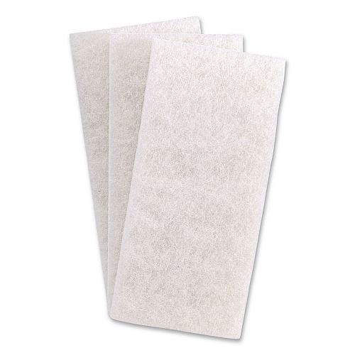 Boardwalk Fine Grade Utility Pad, 4.62 x 10, White, 10/Carton (401B)