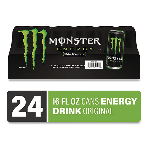 Monster Energy Original, 16 oz Bottle, 24/Carton (22002676)