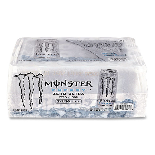 Monster Energy Ultra Zero, Original, 16 oz Bottle, 24/Carton (22002677)
