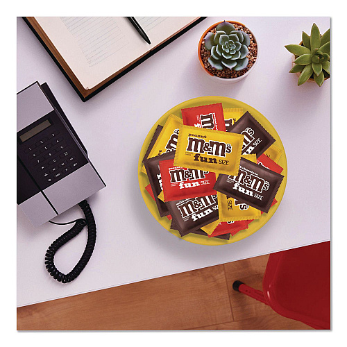 M&M's Milk Chocolate, Peanut and Peanut Butter Fun Size Variety Pack, Assorted Flavors, Individually Wrapped, 90 Pieces (22002630)