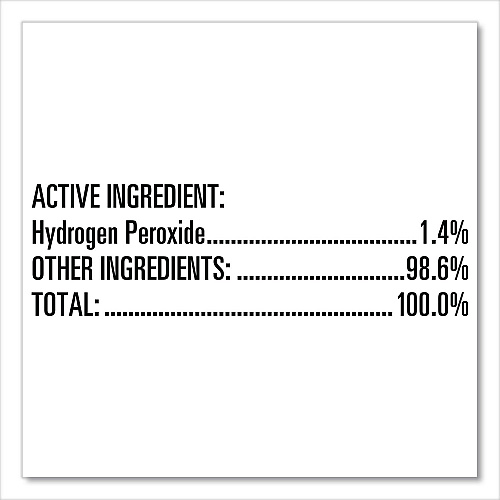 Clorox Healthcare Hydrogen-Peroxide Cleaner/Disinfectant, 1 gal Bottle, 4/Carton (30829)