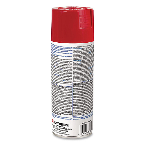 Rust-Oleum Painter's Touch 2X Ultra Cover Spray Paint, Gloss Apple Red, 12 oz Aerosol Can, 6/Carton (334024)