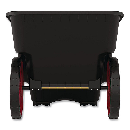 Suncast Commercial 9 cu ft Yard Cart, 28 x 49.5 x 27.5, Resin, Black (YCCPD9005PK)